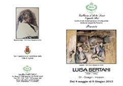 Luisa Bertani - Oli su tela, disegni a china e incisioni
